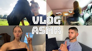 VLOG ASMR  Une journée avec moi ❤️ cours en ligne YouTube équitation ChaDessin …❤️ [upl. by Ellehcil]