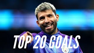 Sergio Agüero ● Top 20 Goals Ever  HD [upl. by Merras]