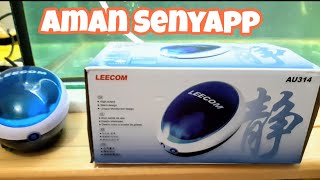 Review Beda Aerator Aquarium Merk Leecom AU312 dan AU314 ‼️ [upl. by Nhoj]