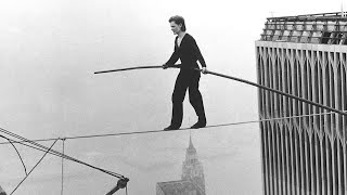 Philippe Petit celebrates 50 years since historic NYC highwire walk [upl. by Jacquetta]