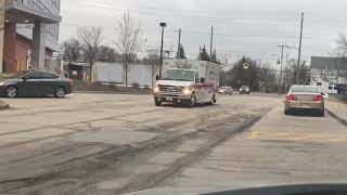 Cuyahoga Falls Fire Department Squad 41 Responding [upl. by Aibara]