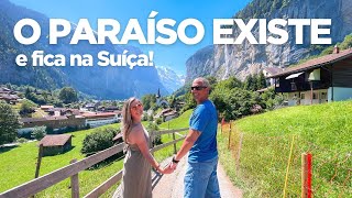 LAUTERBRUNNEN a vila mais perfeita da SUÍÇA 4K🇨🇭 [upl. by Sil]