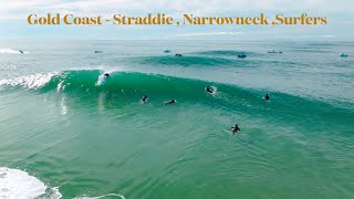 Surfers Paradise  Straddie Or Narrowneck where would you surf   June 2024 [upl. by Ambrosio356]