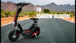 110140kmh 15000w racing QS motorcycle motor 16inch off road all terrain electric scooter scooter [upl. by Siravat]