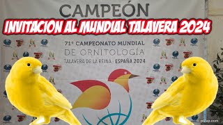 INVITACION AL MUNDIAL TALAVERA 2024 [upl. by Aziul]