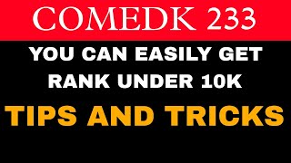 HOW TO CRACK COMEDK 2023COMEDK 2023 TIPS AND TRICKSCOMEDK TRICKS 2023 [upl. by Assille]