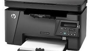 HP laserjet Pro MFP m126 nw Review and Setup [upl. by Ecyar]