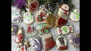 Christmas Cookies Decoration Real Time  Part 1 [upl. by Zoila713]