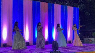 Classic bollywood wedding choreo⚡️ Badi mushkil Mujhko hui na khabar Ban than chali Desi girl [upl. by Telrahc544]