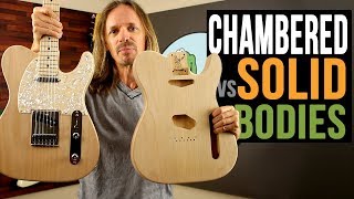 Solid vs Chambered Electric Guitar Body [upl. by Nylsirhc]