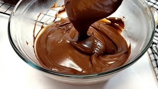 Chocolate Ganache Recipe with Cocoa Powder [upl. by Dewar]