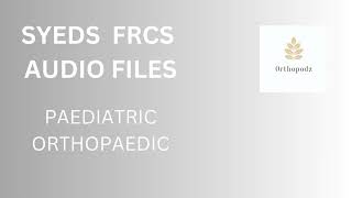 192 FRCS ortho Audio file Paeds  Perthes [upl. by Kliment]