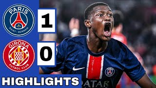 🔵PSG vs Girona 10 Extended HIGHLIGHTS  UEFA Champions League [upl. by Niwrud]