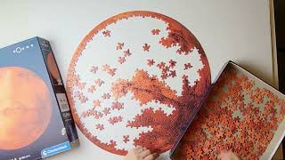 Clementoni Jigsaw Puzzles 500 Pice Round Mars Space Collection [upl. by Ede109]