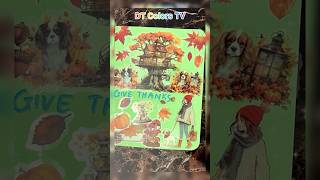 Thanksgiving card  simple making🍁crafting asmr simple cardsmaking [upl. by Notliw374]