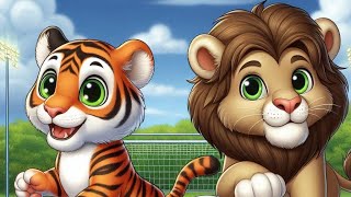 LAS OLIMPIADAS DEL BOSQUE 🐯🌳🐵 El Tigre Tito Leo el león el monito Coco y sus amigos compiten [upl. by Reseda]