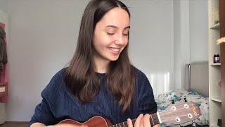 Kahraman Deniz Böyle Sever  Esma Çınar Ukulele Cover [upl. by Balbur537]