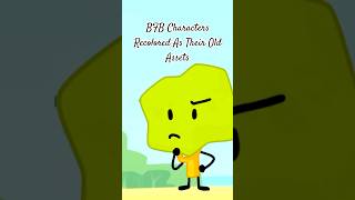 BFB Characters Recolored as their Old Assets bfb [upl. by Hegarty]