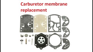 Vittorazi Moster Plus 185 carburetor membrane replacement Paramotor engine maintenance series [upl. by Hulbert]