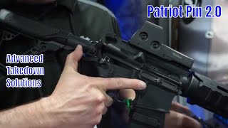 Shot Show 2020  Patriot Pin  Advanced Takedown Solutions  Faud Accawi [upl. by Icam]