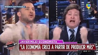 quotSos un burroquot Milei contra Brancatelli en Intratables 180919 [upl. by Eyot]