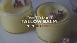 How To Make Tallow Balm [upl. by Ellesirg]