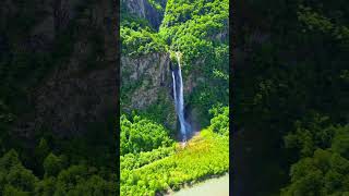 crazy water fall 😍 shorts waterfall trendingshorts youtubeshorts [upl. by Mclyman]