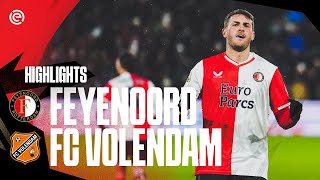 ESCAPED in ADDED TIME 😮‍💨  Highlights Feyenoord  FC Volendam  Eredivisie 20232024 [upl. by Neiluj]