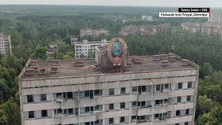 Chernobyl devastation seen from above [upl. by Akcira212]