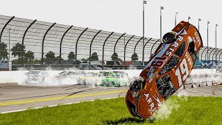 Backstretch Destruction IX  Forza Motorsport 6  NASCAR Expansion [upl. by Ettennig289]