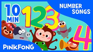 1 to 10  Number Songs   Compilation  PINKFONG Songs for Children [upl. by Neehs839]