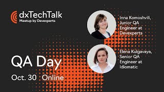 dxTechTalk  QA Day Online [upl. by Iturk]