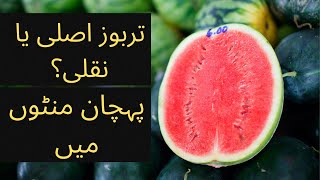 Watermelon adulteration  How to check  Watermelon facts  Science  UrduHindi [upl. by Ailenroc578]