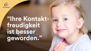 CochleaImplantat bei Kindern Die unglaubliche Entwicklung von Marlene [upl. by Rhett]