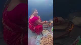 ठेकुआ chanat ba food cooking streetfood vlog [upl. by Boycey650]