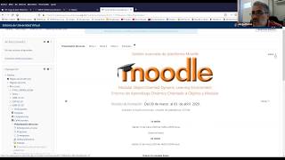 Videoconferencia quotIntroducción al uso de plataforma Moodlequot [upl. by Verda]
