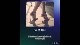 Confident 🔥✧˖° with lyrics made with AI [upl. by Arvell]