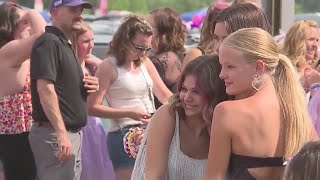 Taylor Swift fans pack into KCs Arrowhead Stadium [upl. by Alded]