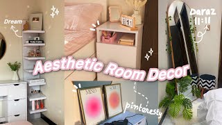 Aesthetic Room Makeover  Daraz 1111 [upl. by Okime]