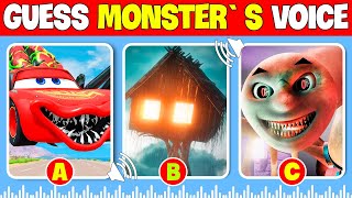 Guess the MONSTERS VOICE  Wednesday Skibidi Cat Spider Thomas Siren Head TV Man Groot [upl. by Sammer]