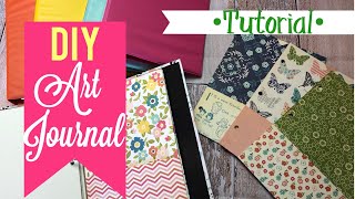 DIY Art Journal  Using mini binders [upl. by Gusba]