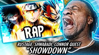 THE ANIME TRIO  PROTAGONIST RIVALS amp VILLAINS RAP  Showdown  RUSTAGE ft Shwabadi amp Connor Quest [upl. by Emmey]