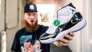 HOW GOOD IS THE AIR JORDAN 11 CONCORD In Hand amp On Feet Review [upl. by Charlena]