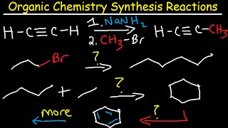 Organic Chemistry Synthesis Reactions  Examples and Practice Problems  Retrosynthesis [upl. by Mide]