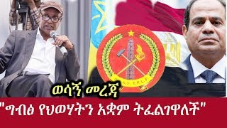 Ethiopia የኢትዮታይምስ ወሳኝ መረጃ  quotግብፅ የህወሃትን አቋም ትፈልገዋለችquot  Dagnachew Assefa [upl. by Ancalin]