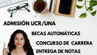 Admisión UCRUNA Resultados Admisión y Concursar por una CarreraBecasGeneralesMatrícula [upl. by Ahsahtan]