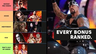 Ranking EVERY WWE 2K Game PreOrder Bonus From WORST To BEST [upl. by Appleton]