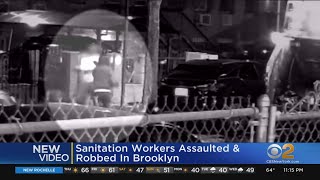 See It NYC Sanitation Workers Attacked In Brooklyn [upl. by Ashley]