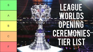 Ranking and Reviewing League of Legends Worlds Opening Ceremonies [upl. by Kimball]