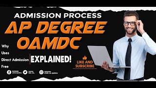 OAMDC Degree Admissions Process in Andhra Pradesh Explained [upl. by Zippel]